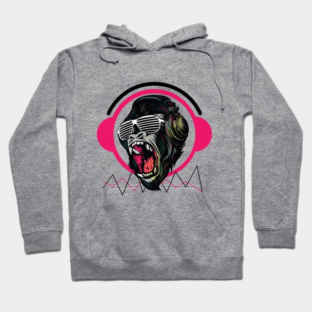 DJ monkey Hoodie by Muse